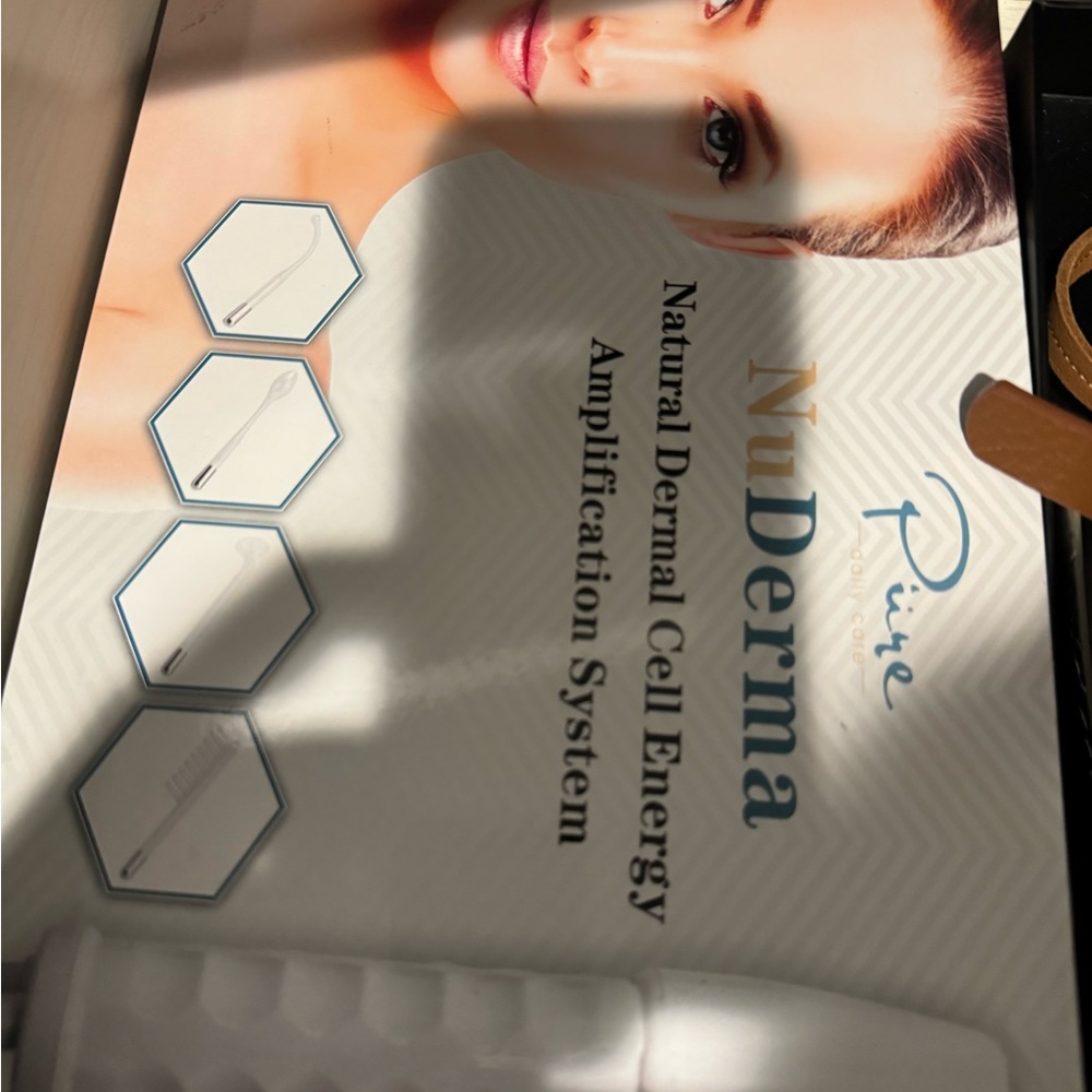 NuDerma NuDerma Skin Care Device Box - White and Blue